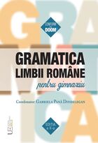 Link spre detalii carte „Gramatica limbii române pentru gimnaziu“.