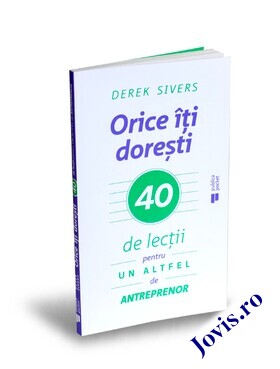 Coperta cărții: Orice îți dorești – 40 de lecții pentru un altfel de antreprenor de la editura Publica.
