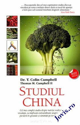 Coperta cărții: Studiul China – Cel mai complex studiu asupra nutriției de la editura Adevăr Divin.
