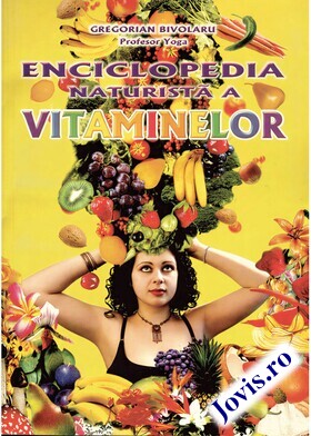 Coperta cărții: Enciclopedia naturistă a vitaminelor de la editura Shambala.