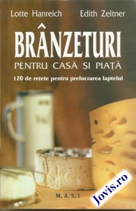 Explicații detaliate carte „Brânzeturi pentru casă și piață“.