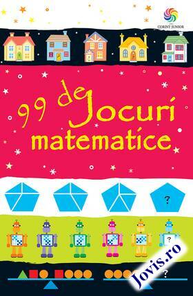 Coperta cărții: 99 de jocuri matematice. de la editura Corint Junior.