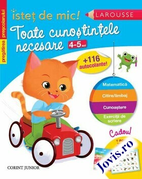 Detaliile cărții „Isteț de mic! Pregătirea preșcolarului. Toate cunoștințele necesare (4-5 ani)“.