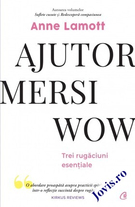 Coperta cărții: Ajutor, Mersi, Wow – Trei rugăciuni esențiale de la editura Curtea Veche.