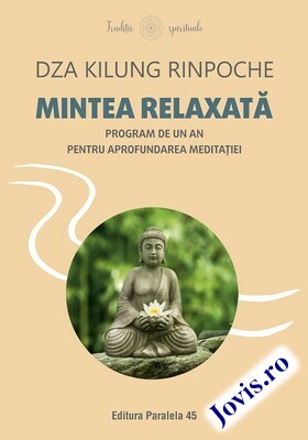 Coperta cărții: Mintea relaxată – Program de un an pentru aprofundarea meditației de la editura Paralela 45.