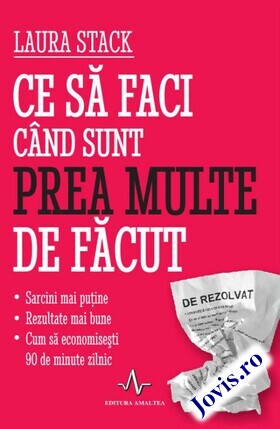 Coperta cărții: Ce să faci când sunt prea multe de făcut de la editura Amaltea.