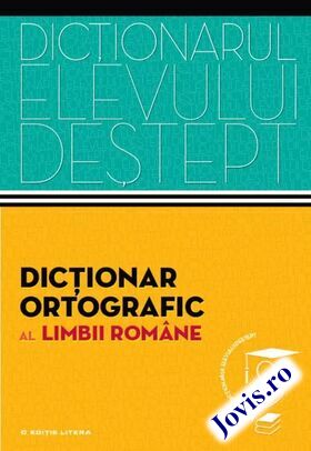 Coperta cărții: Dicționar ortografic al limbii române de la editura Litera.