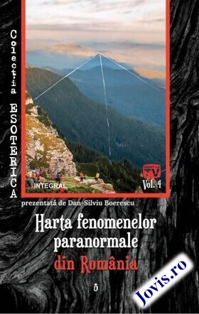 Coperta cărții: Harta fenomenelor paranormale din România de la editura Integral.