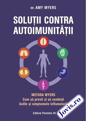 Coperta cărții: Soluții contra autoimunității – Metoda Myers: cum să previi și să combați toate bolile și simptomele inflamatorii de la editura Paralela 45.