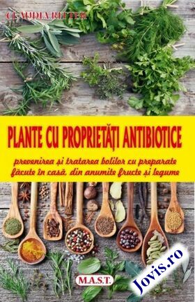 Link către detalii carte „Plante cu proprietăți antibiotice“.