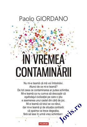 Coperta cărții: În vremea contaminării de la editura Polirom.