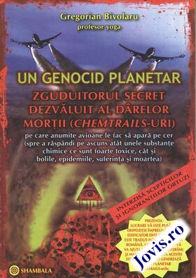 Coperta cărții: Chemtrails - Un genocid planetar - zguduitorul secret dezvăluit al dârelor morții de la editura Shambala.