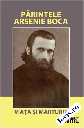 Coperta cărții: Părintele Arsenie Boca. Viața și mărturia de la editura Meteor Press.