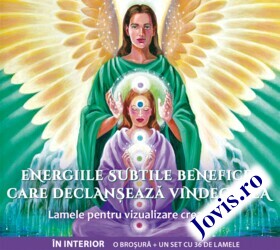 Coperta cărții: Energiile subtile benefice care declanșează vindecarea (Cărți oracol) – Lamele pentru vizualizare creatoare de la editura Ganesha.