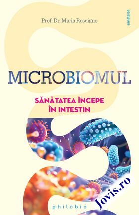 Link detaliere carte „Microbiomul“.