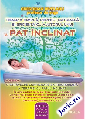 Coperta cărții: O terapie simplă, perfect naturală și eficientă ce se realizează prin intermediul unui pat înclinat – O metodă benefică revoluționară, pe care vechii egipteni inițiați o foloseau în urmă cu mii de ani de la editura Shambala.