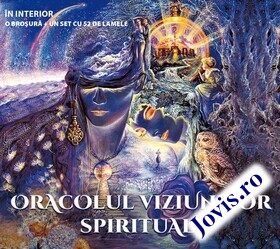 Coperta cărții: Oracolul viziunilor spirituale – Prospectarea supranaturală, în mod dumnezeiesc integrată a ceea ce urmează să se petreacă în existența noastră de la editura Ganesha.