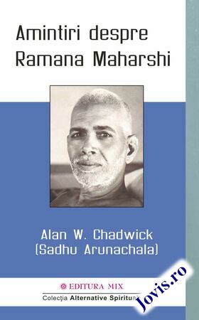 Coperta cărții: Amintiri despre Ramana Maharshi de la editura Mix.