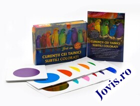 Coperta cărții: Curenții cei tainici subtili colorați de la editura Soma Nova.